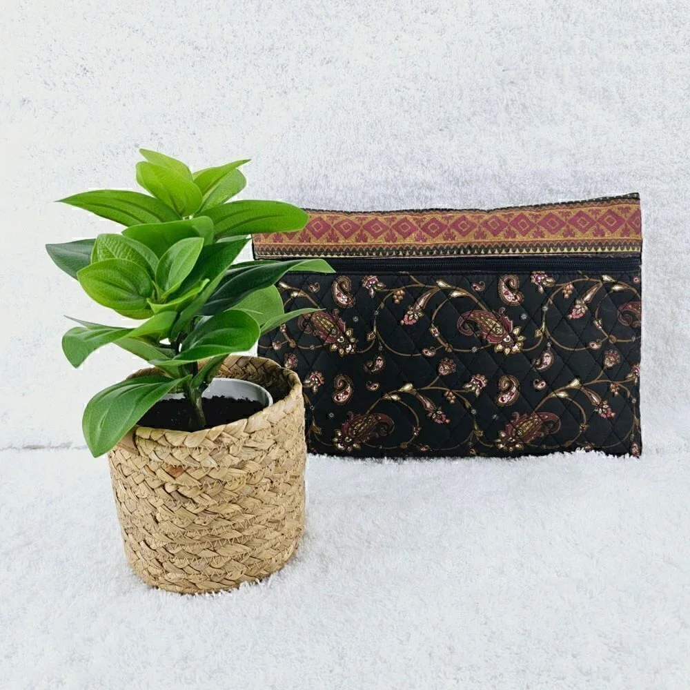 Americana by Sharif Quilted Large Cosmetic Bag